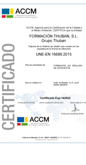 certificado norma europea-1
